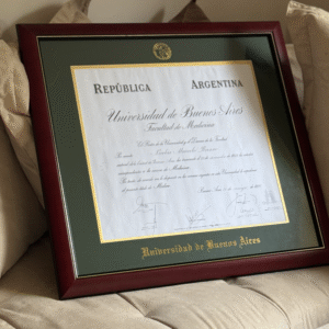 Marco para título de la UBA